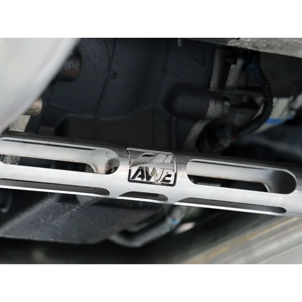 AWE Touring Edition 3" Cat-Back Exhaust System w/ 4.5" Quad Diamond Black Tips, Non-Resonated2016-2024 Camaro SS & ZL1 - Image 3