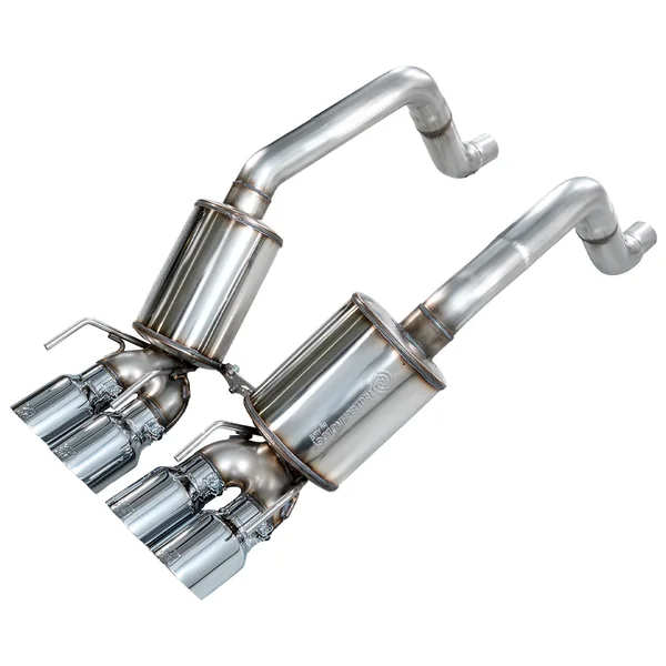 AWE Touring Edition Axle-Back Exhaust w/ 4.5" Quad Chrome Silver Tips2005-2008 C6 Corvette Base & Z51