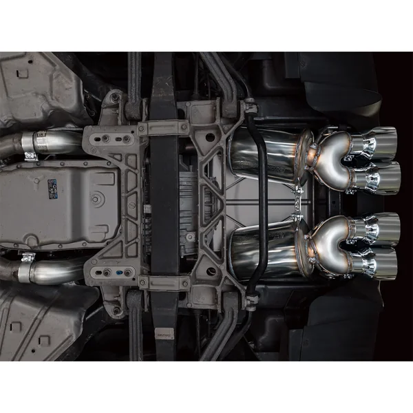 AWE Touring Edition Axle-Back Exhaust w/ 4.5" Quad Chrome Silver Tips2005-2008 C6 Corvette Base & Z51 - Image 4