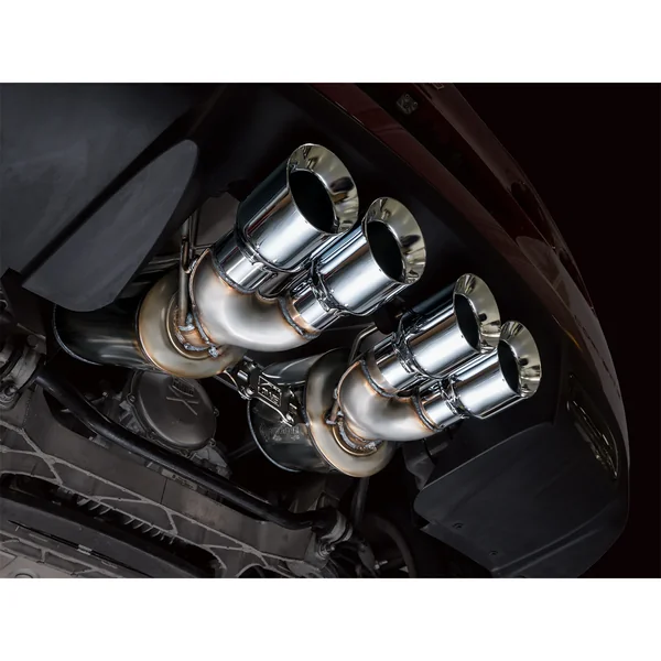 AWE Touring Edition Axle-Back Exhaust w/ 4.5" Quad Chrome Silver Tips2005-2008 C6 Corvette Base & Z51 - Image 5