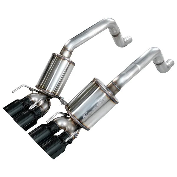 AWE Touring Edition Axle-Back Exhaust w/ 4.5" Quad Diamond Black Tips2009-2013 C6 Corvette Base, Z51 & Grand Sport