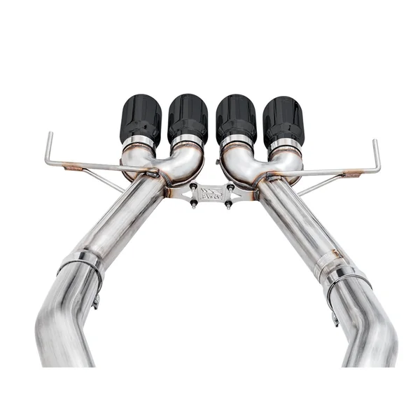 AWE Track Edition 3" Axle-Back Exhaust System w/ 4.5" Quad Diamond Black Tips2014-2019 C7 Corvette - Image 3