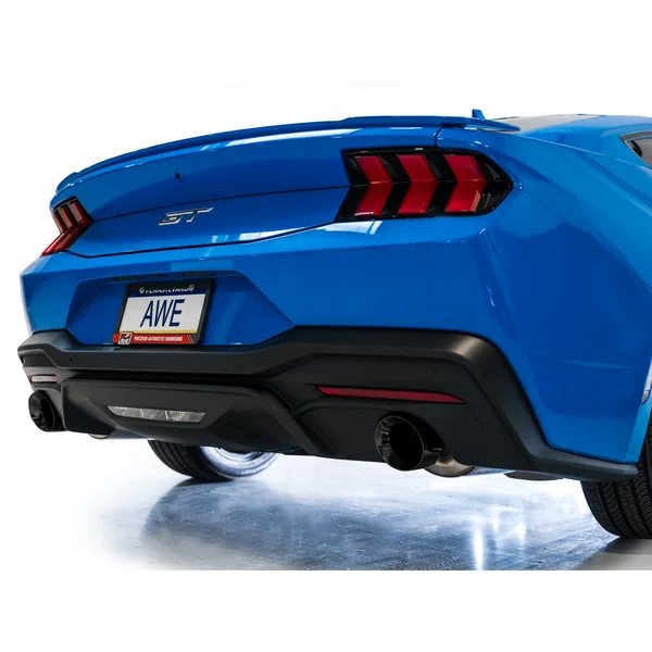 AWE Track Edition 3" Cat-Back Exhaust System w/4.5" Dual Diamond Black Tips2024-2026 Ford Mustang GT - Image 7