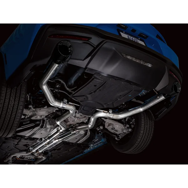 AWE Track Edition 3" Cat-Back Exhaust System w/4.5" Dual Diamond Black Tips2024-2026 Ford Mustang GT - Image 9