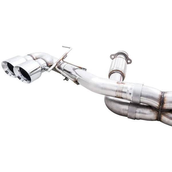 AWE Track Edition 3" Cat-Back Exhaust System w/ 4.5" Chrome Silver Tips2020-2026 C8 Corvette & E-Ray - Image 2