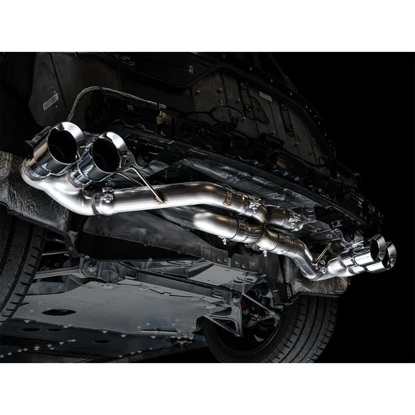 AWE Track Edition 3" Cat-Back Exhaust System w/ 4.5" Chrome Silver Tips2020-2026 C8 Corvette & E-Ray - Image 7