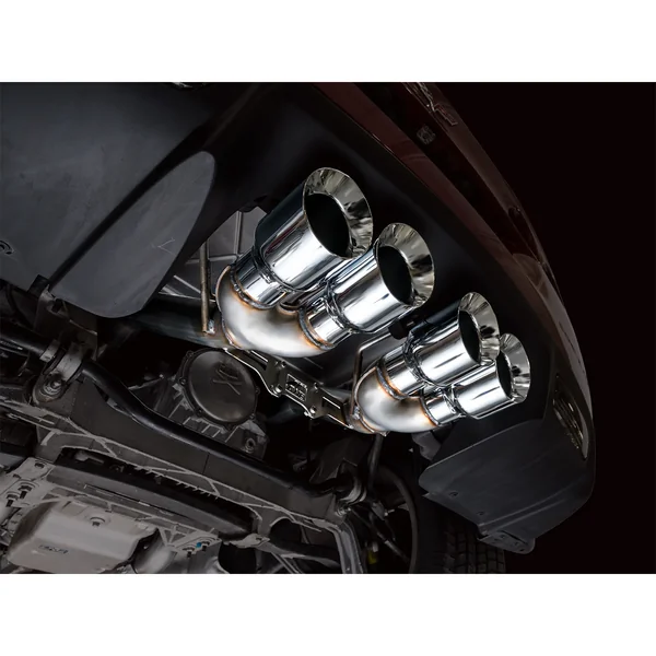 AWE Track Edition Axle-Back Exhaust w/ 4.5" Quad Chrome Silver Tips2005-2008 C6 Corvette Base & Z51 - Image 5