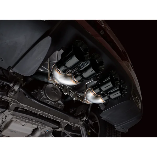 AWE Track Edition Axle-Back Exhaust w/ 4.5" Quad Diamond Black Tips2009-2013 C6 Corvette Base, Z51 & Grand Sport - Image 5
