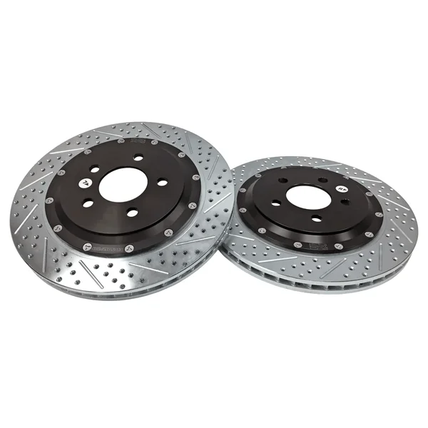 Baer EradiSpeed+ Front Drilled & Slotted Rotors2015-2023 Ford Mustang GT w/Std Brake & EcoBoost w/Performance Pkg (4-Piston Caliper) - Image 2