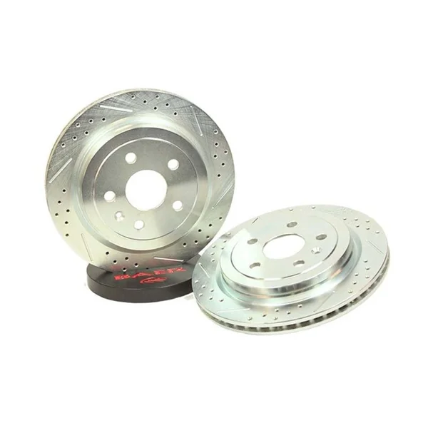 Baer Sport Drilled & Slotted Rotors (Rear)2010-2015 Camaro V6 & 2014-2019 Cadillac CTS V6 & VSport