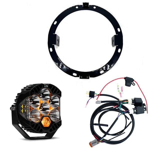 Baja LP6 Pro-LED Light Kit for 1996-2013 Harley Street Glide and Road King - Image 2