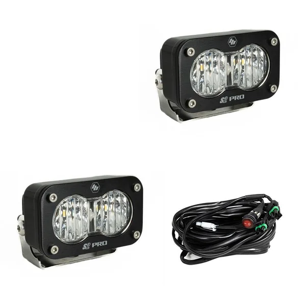 Baja S2 Pro LED Wide Cornering Auxiliary Light Pod Pair