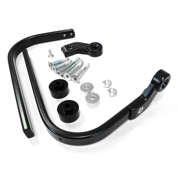 Barkbusters Single-Point Bar End Mount Handguard Kit for 6mm and 8mm Internally Threaded Bar Ends – Storm S7 without Plastics - Image 4