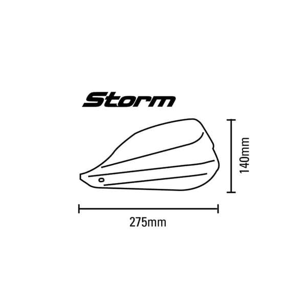 Barkbusters Storm Handguard Kit for BMW G650 Xchallenge, Xmoto, and Xcountry - Image 3