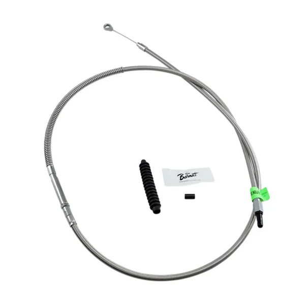 Barnett® Extended 6" Stainless Steel Clutch Cable for 08-11 Harley FXCW/C, 07 FLST/F/C, 07-14 FXST/C, FLSTC models 102301003606