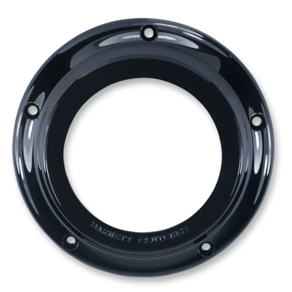 Barnett® Scorpion™ Series Clear and Black Derby Cover for 16-20 Harley Dressers, 15 FLHTCUL / FLHTKL models 3433044015