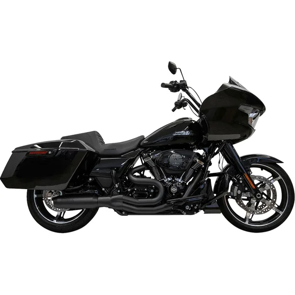 Bassani Mid-Length 2-1 Super Bike Exhaust for 2017-2025 Harley Touring - Black - Image 3