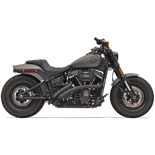Bassani Radial Sweeper Exhaust for 2018-2026 Harley Softail - Black