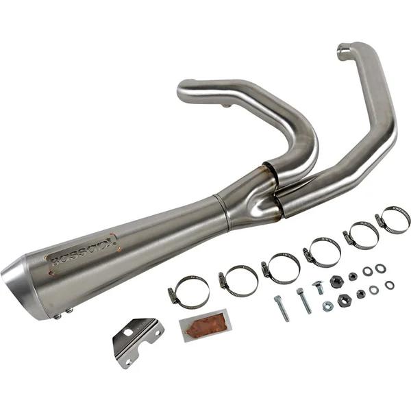 Bassani Short Road Rage 2-1 Exhaust System for 2017-2024 Harley Touring - Stainless - Image 4