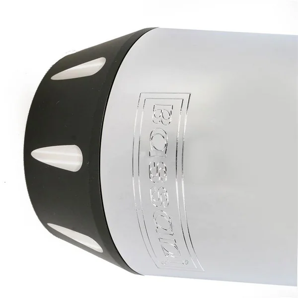 Bassani Short Road Rage Exhaust for Harley FXR with Floorboards - Chrome - Image 3