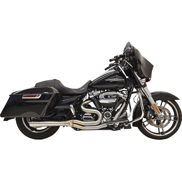 Bassani Stainless Road Rage 3 49-State Exhaust System with Short Megaphone for 2017-2023 Harley Touring