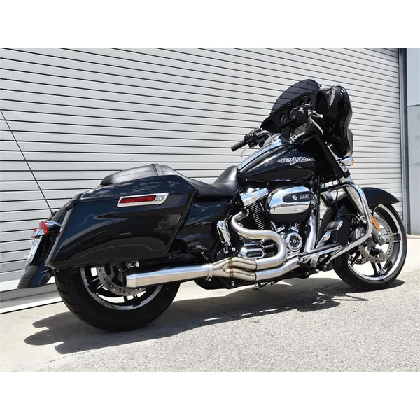 Bassani Stainless Road Rage 3 Exhaust System with Short Megaphone for 2017-2023 Harley Touring - Image 3