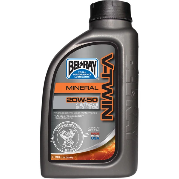 Bel-Ray V-Twin 20W50 Motor Oil - 1 Liter