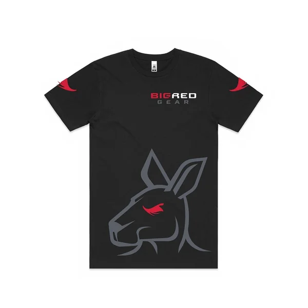 Big Red Gear T-Shirt | Black