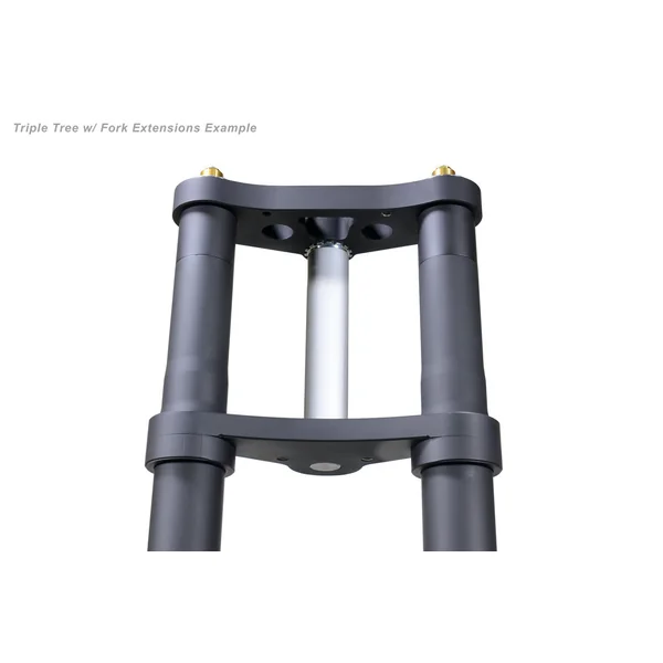 Billet Fork Extension Kit 3 Inch Natural Finish - Image 4