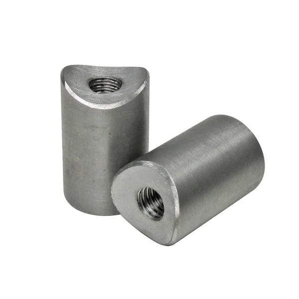Billet Proof® 1-1/16" Coped Bungs - 5/16"-18 Internal Thread - Coped for 1" to 1-1/4" OD Tubing - Sold Individually - Mild Steel - Made In The USA