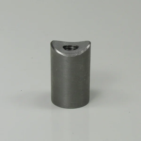 Billet Proof® 1-1/16" Coped Bungs - 5/16"-18 Internal Thread - Coped for 1" to 1-1/4" OD Tubing - Sold Individually - Mild Steel - Made In The USA - Image 3