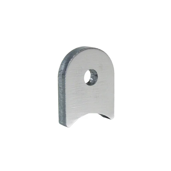 Billet Proof® Coped Mounting Tab - 1/4” Thick Mild Steel - 3/8"-16 Thread - Made In The USA