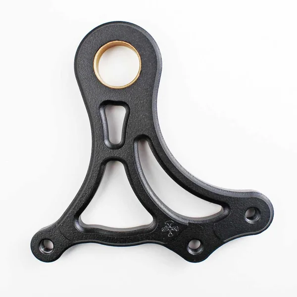 Billet Proof® Single Brake Caliper Bracket - Textured Black - Fits DNA, Total Performance, Ultima & Performance Machine Calipers - For 1" Axle with an 11-1/2" Rotor - Made In USA - Image 4