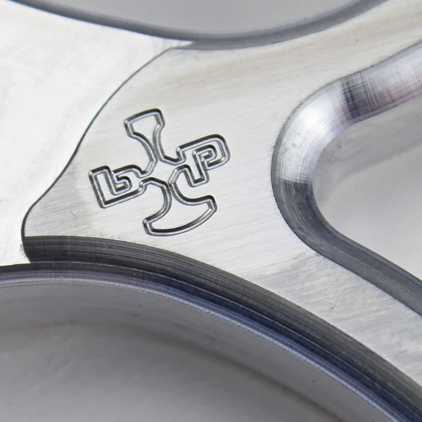 Billet Proof® Single Brake Caliper Bracket/Mount/Hanger - Brushed Aluminum - Fits DNA, Total Performance, Ultima & Performance Machine Calipers - For 1" Axle with an 11-1/2" Rotor - Made In USA - Image 4