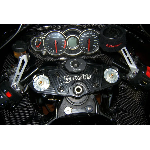 Billet Triple Tree Clamp Black Hayabusa (08-20) - Image 3