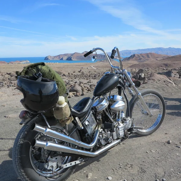 Biltwell 1" Ape Hanger Handlebars - Chrome - Image 5