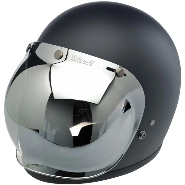 Biltwell Anti-Fog Bubble Shield - Chrome Mirror - Image 2