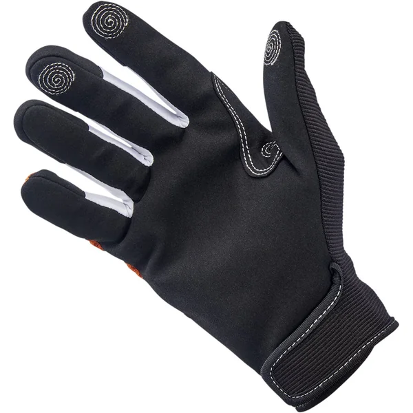 Biltwell Anza Gloves - Orange/Black - Image 3