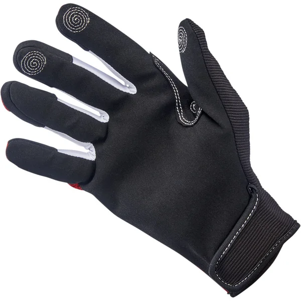 Biltwell Anza Gloves - Red/Black - Image 2