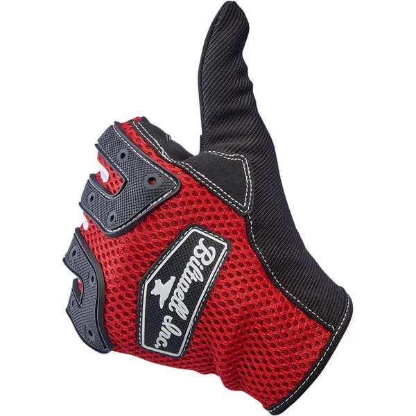 Biltwell Anza Gloves - Red/Black - Image 3