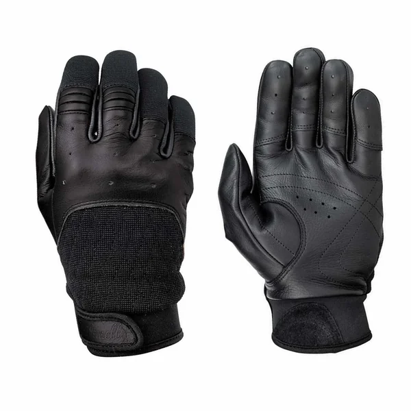 Biltwell® Bantam Gloves - Black - Synthetic / Leather hybrid 3-season riding gloves, Large - GB-LRG-01-BK