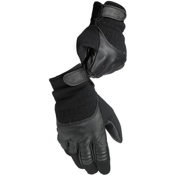 Biltwell® Bantam Gloves - Black - Synthetic / Leather hybrid 3-season riding gloves, Large - GB-LRG-01-BK - Image 3