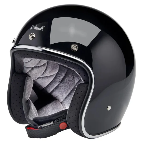 Biltwell Bonanza Helmet - Gloss Black