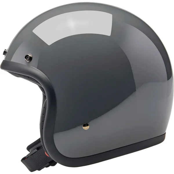 Biltwell Bonanza Helmet - Gloss Storm Gray - Image 4