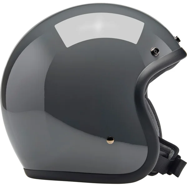 Biltwell Bonanza Helmet - Gloss Storm Gray - Image 6