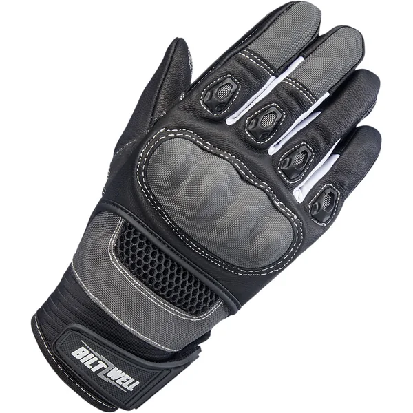 Biltwell Bridgeport Gloves - Gray/Black