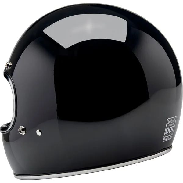 Biltwell Gringo DOT Helmet - Gloss Black - Image 6