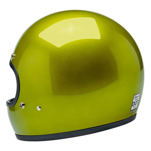 Biltwell Gringo DOT Helmet - Metallic Lime - Image 5