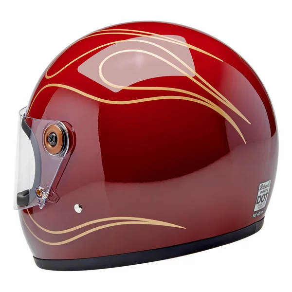 Biltwell Gringo S DOT/ECE Helmet - Gloss Garnet Red - Image 4