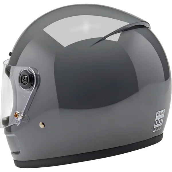 Biltwell Gringo SV ECE Helmet - Gloss Storm Gray - Image 3